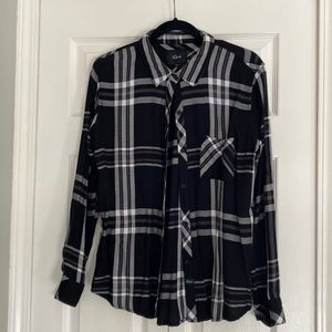 Rails light weight plaid button up